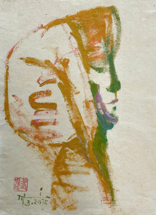 Tranh Chân Dung Nàng Bân