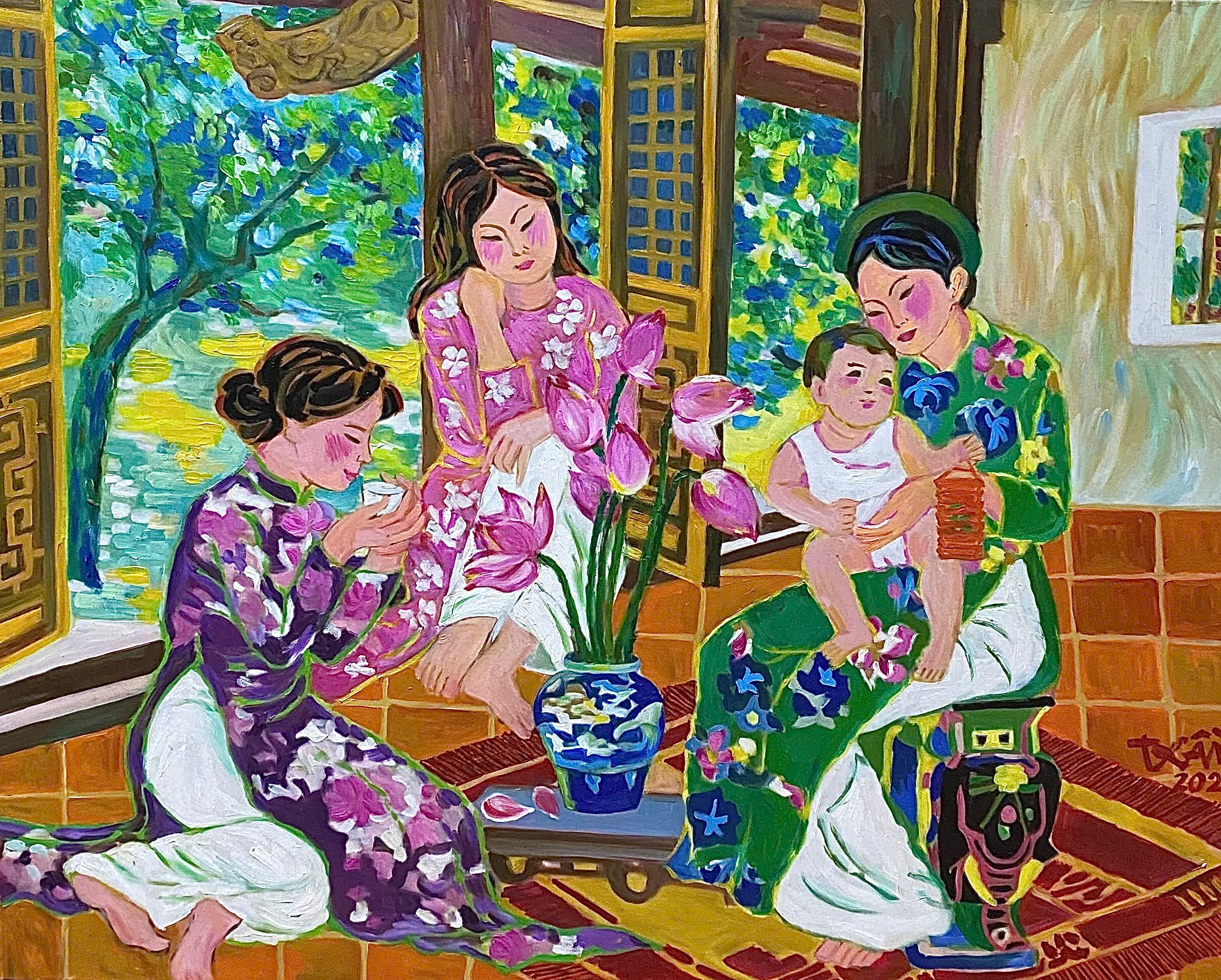 Hiên Nhà Mùa Hoa Nở 1 Hiên Nhà Mùa Hoa Nở