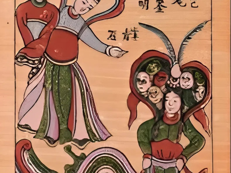 Tranh Đông Hồ Thạch Sanh gặp công chúa