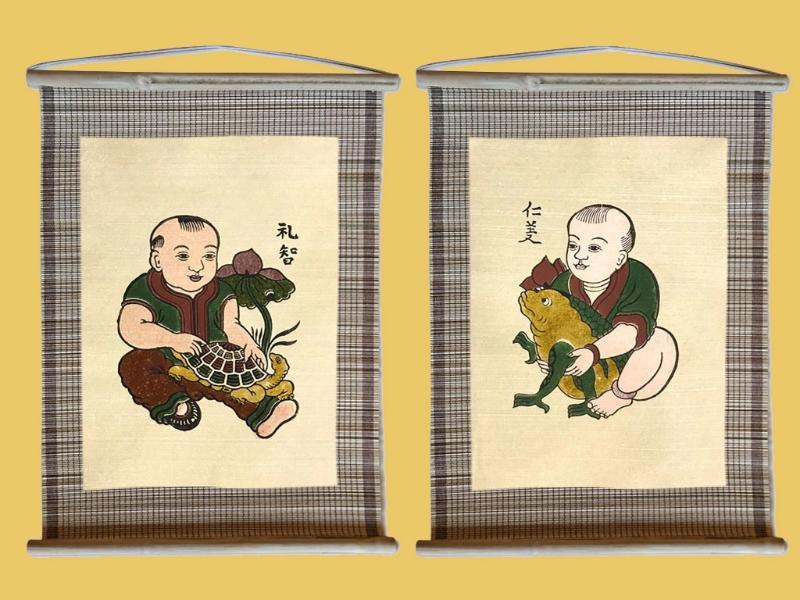 Ý nghĩa của bức tranh Đông Hồ Nhân Nghĩa Lễ Trí