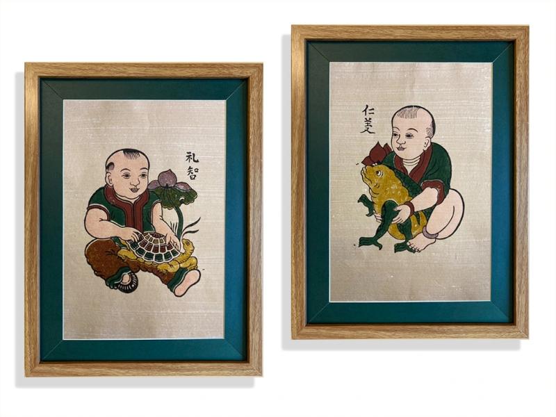 Tranh Đông Hồ Nhân Nghĩa Lễ Trí có nguồn gốc từ Bắc Ninh