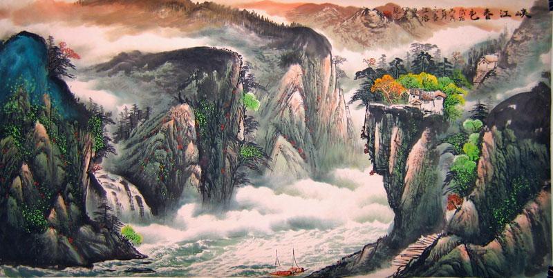 Tranh sơn thủy Việt Nam