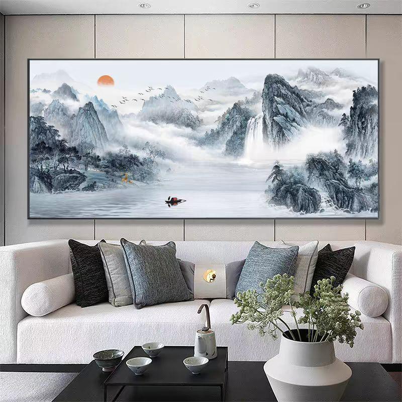 Ứng dụng tranh thủy mặc Việt Nam