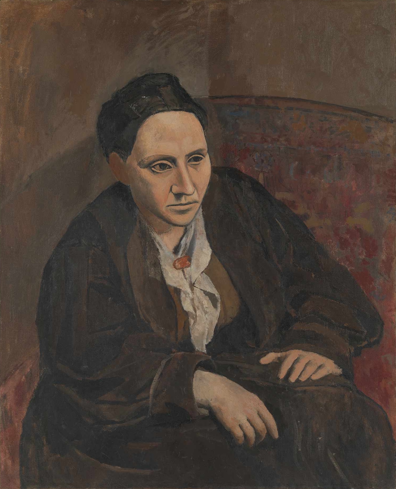 Tranh chân dung bà Gertrude Stein của danh họa Pablo Picasso sáng tác năm 1906