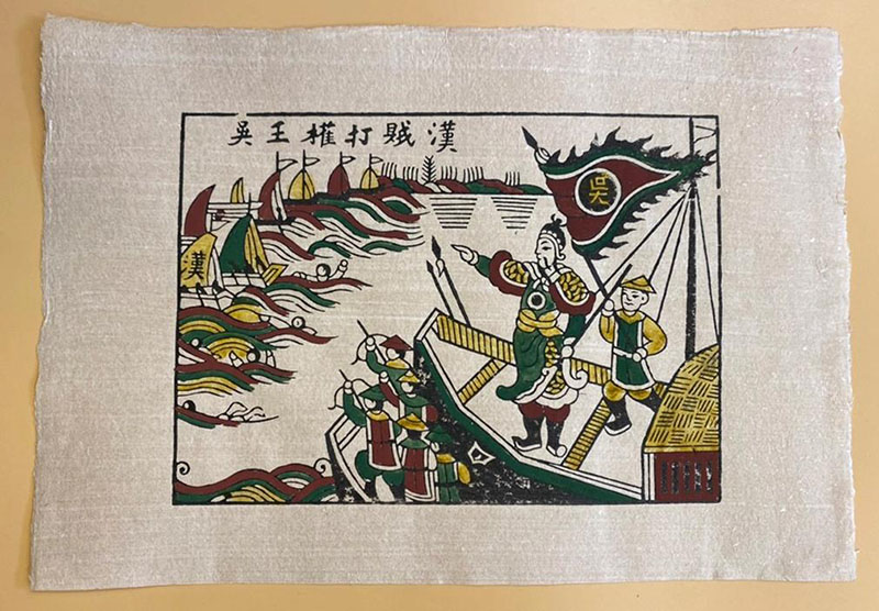 Tranh Đông Hồ Ngô Quyền đánh quân Nam Hán