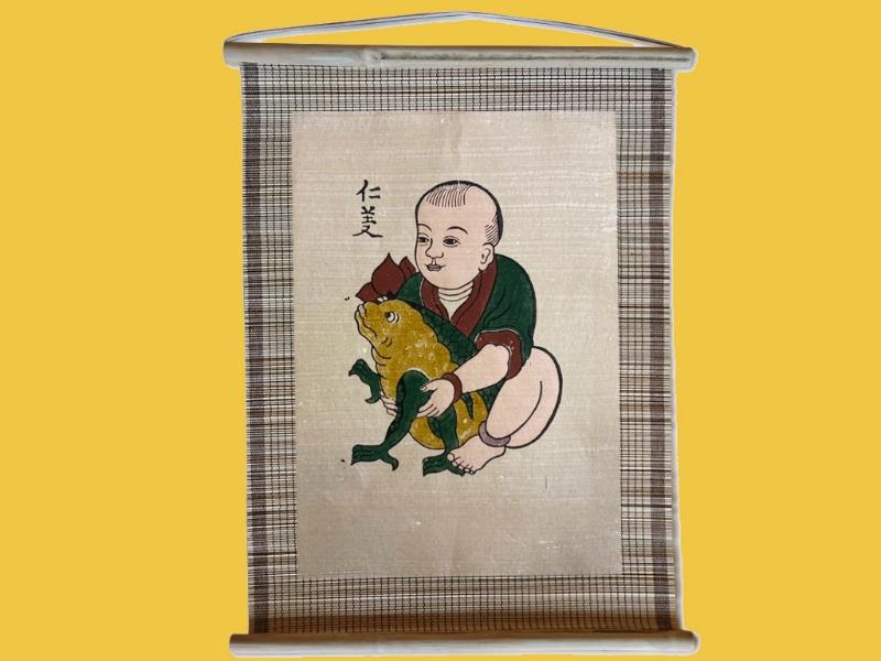 Ý nghĩa bức tranh "Nhân Nghĩa - Em bé ôm Cóc”