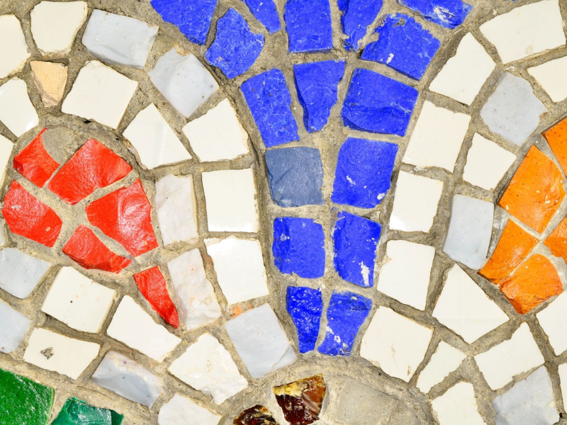 Tranh Mosaic gốm sứ thủ công