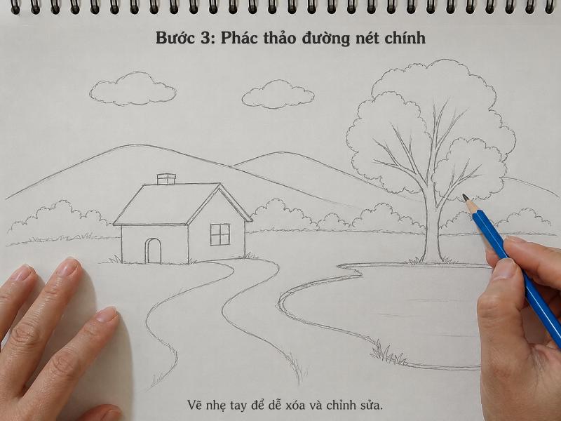 Phác thảo đường nét chính