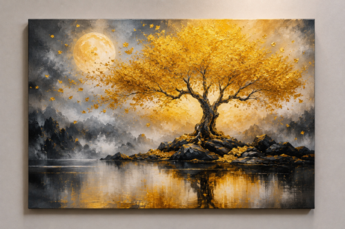 Cây vàng dưới ánh trăng