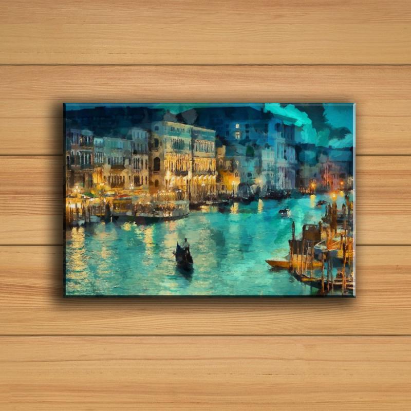 Tranh Canvas mang lại vẻ đẹp tự nhiên, có chiều sâu và dễ dàng kết hợp với nhiều phong cách nội thất hiện đại 