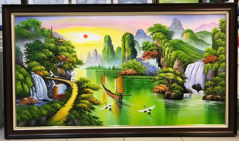 Bức tranh Sơn thủy hữu tình