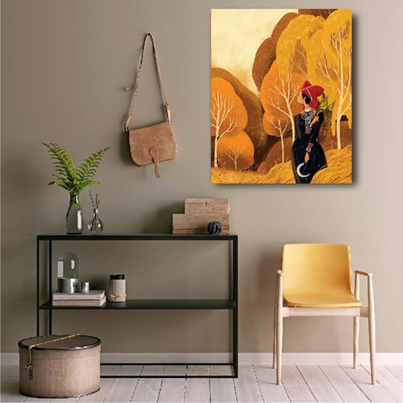 Tranh canvas treo tường cảnh tượng chiều tà êm đềm 