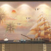 tranh dan tuong 3d thuan buom xuoi gio 3