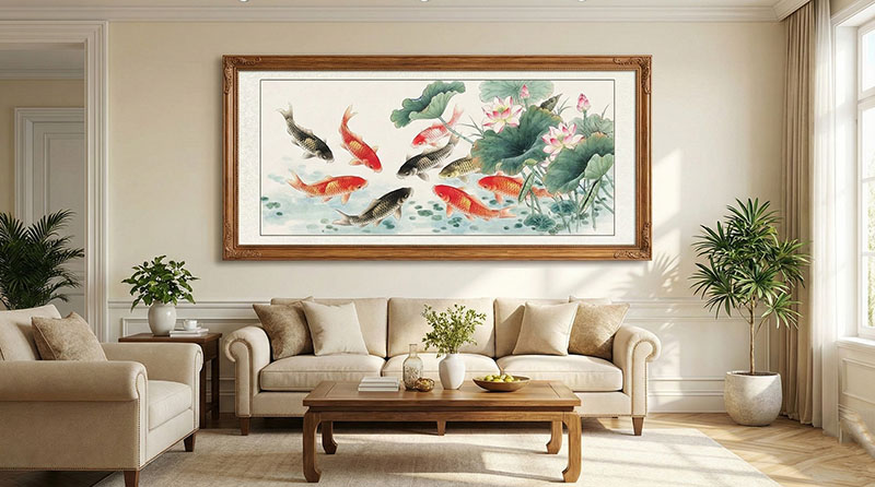 Tranh cửu ngư quần hội